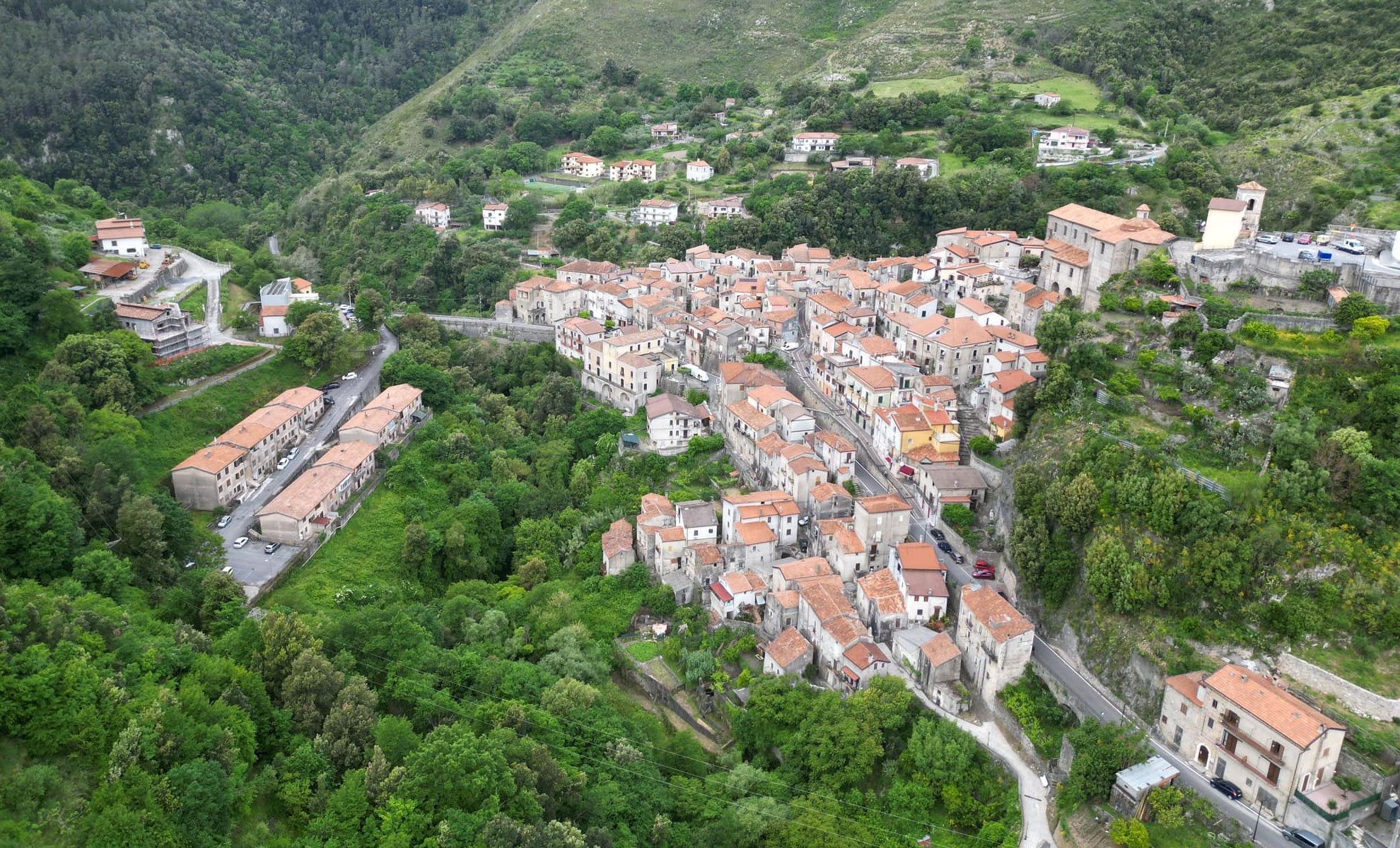 Papasidero, foto aerea